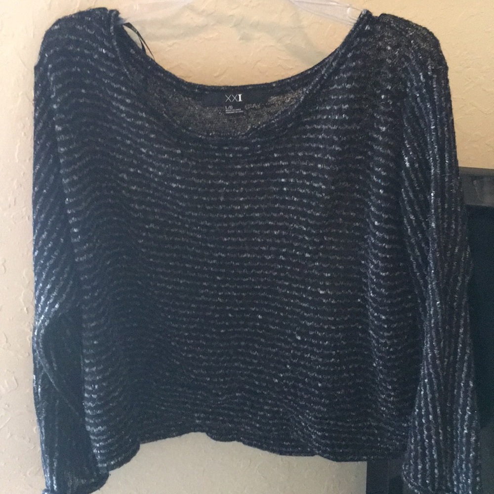 Cozy longsleeve sweater like top.